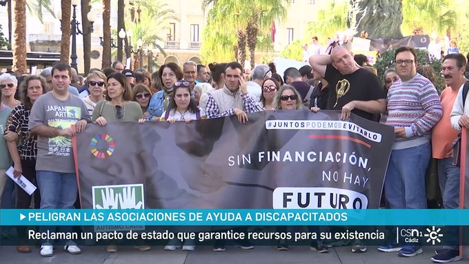 Ir a Las organizaciones andaluzas de la discapacidad se movilizan para reclamar un nuevo modelo de financiación