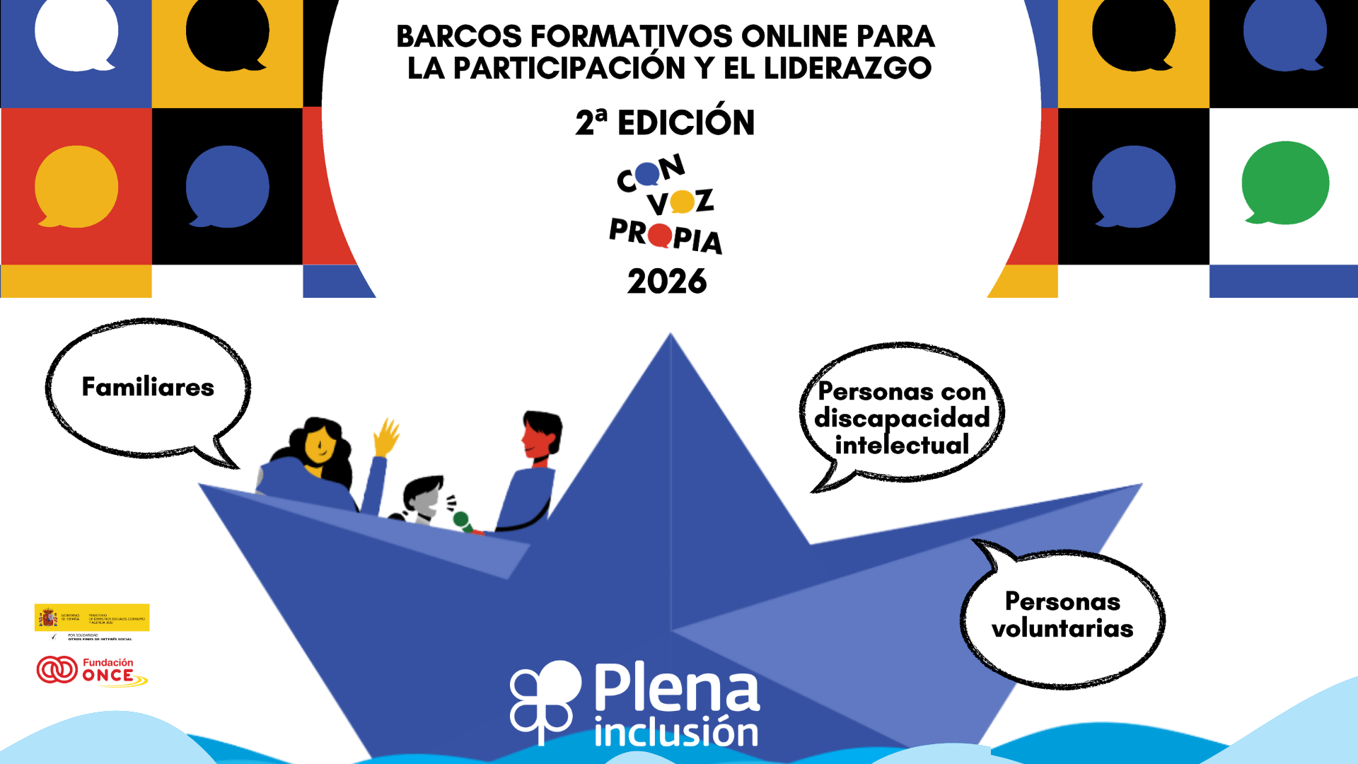 Ir a Formación online | Segunda edición barcos formativos Con Voz Propia 2026