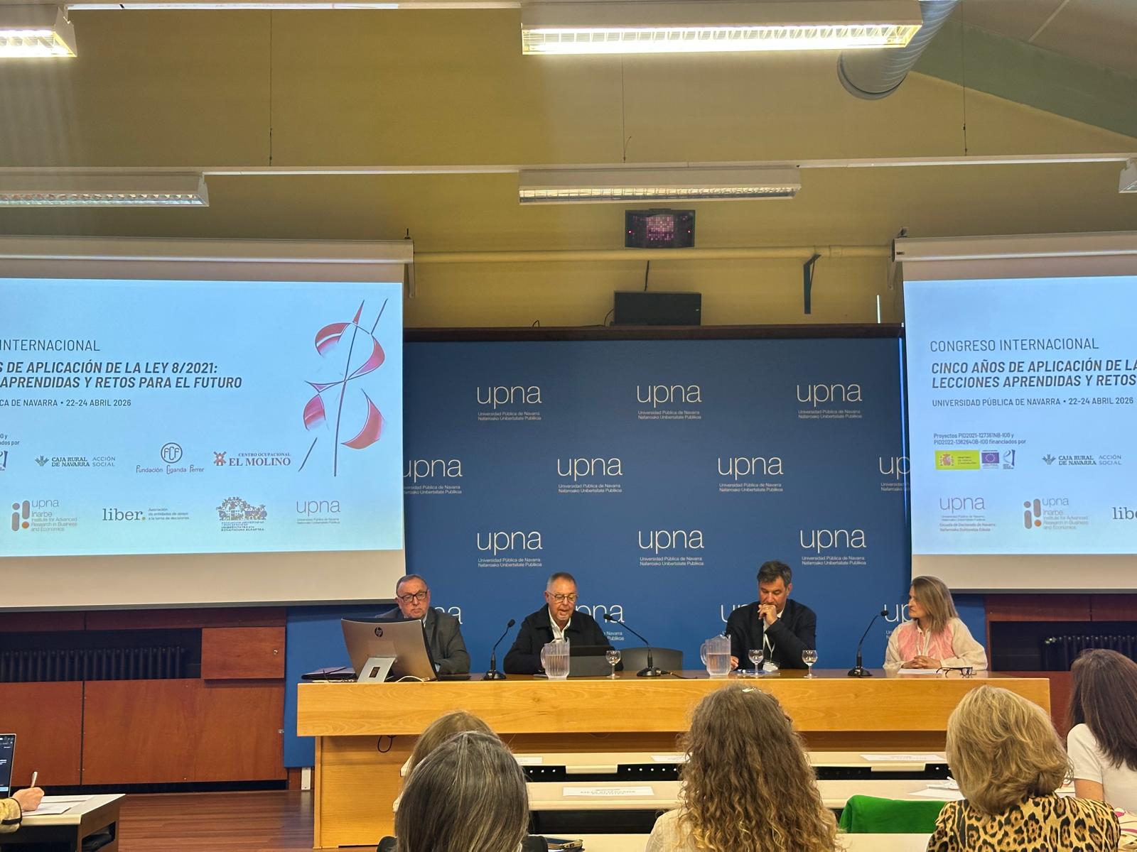 Ir a Ángel Goñi, presidente de Plena Inclusión Navarra participa en el Congreso Internacional sobre los retos de la Ley 8/2021 en la UPNA